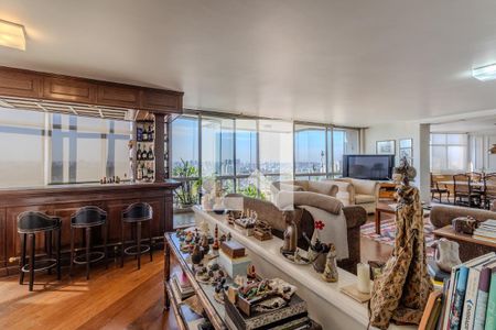 Sala de apartamento para alugar com 4 quartos, 298m² em Vila Suzana, São Paulo