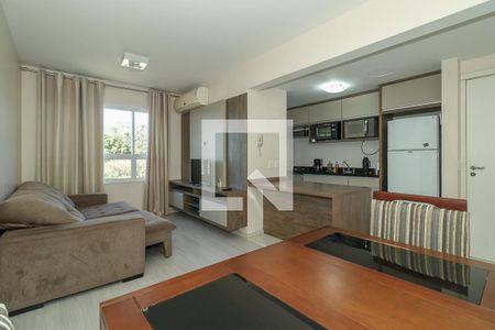 Sala de apartamento à venda com 2 quartos, 70m² em Jardim Carvalho, Porto Alegre