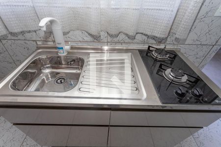Sala / cozinha integrada  de apartamento para alugar com 1 quarto, 36m² em Taboão, Diadema