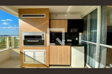 Varanda gourmet de apartamento à venda com 4 quartos, 178m² em Barroca, Belo Horizonte