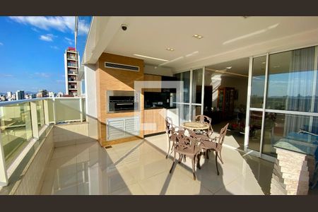 Varanda gourmet de apartamento à venda com 4 quartos, 178m² em Barroca, Belo Horizonte