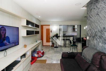 Sala de apartamento à venda com 3 quartos, 95m² em Buritis, Belo Horizonte