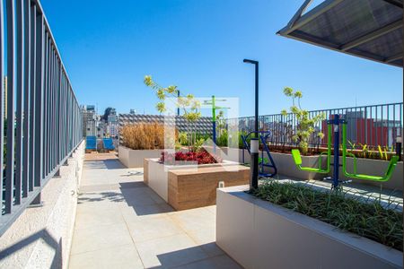 Apartamento para alugar com 27m², 1 quarto e sem vaga Apartamento para alugar com 27m², 1 quarto e sem vagaÁrea comum - Academia ao ar livre