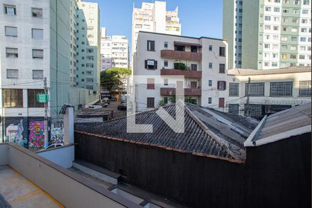 Vista do Quarto de apartamento para alugar com 1 quarto, 27m² em Bela Vista, São Paulo