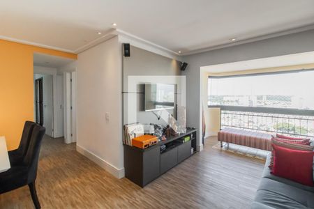 Sala de apartamento à venda com 3 quartos, 95m² em Vila Santo Estefano, São Paulo