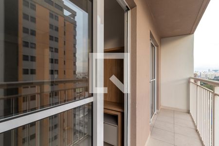 Varanda da Sala e Quarto de apartamento para alugar com 1 quarto, 28m² em Casa Verde, São Paulo