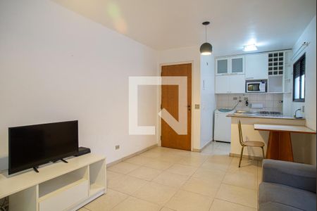 Sala de apartamento à venda com 1 quarto, 35m² em Bela Vista, São Paulo