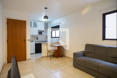 Sala de apartamento à venda com 1 quarto, 35m² em Bela Vista, São Paulo