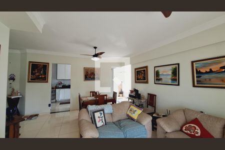 sala de apartamento para alugar com 3 quartos, 163m² em Vila Tupi, Praia Grande