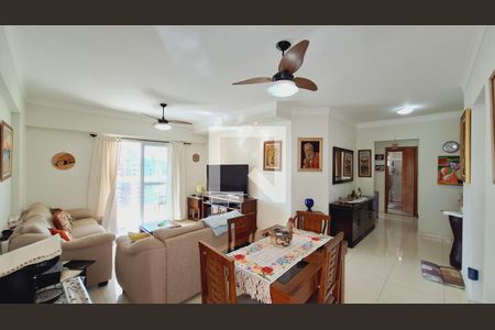 sala de apartamento para alugar com 3 quartos, 163m² em Vila Tupi, Praia Grande