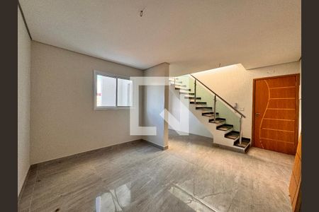 Sala de apartamento à venda com 2 quartos, 106m² em Vila Valparaiso, Santo André