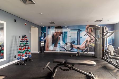 Studio para alugar com 30m², 1 quarto e 1 vaga Studio para alugar com 30m², 1 quarto e 1 vagaAcademia