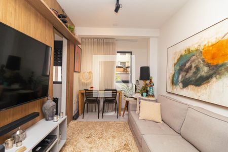 Sala de apartamento para alugar com 1 quarto, 39m² em Bela Vista, São Paulo