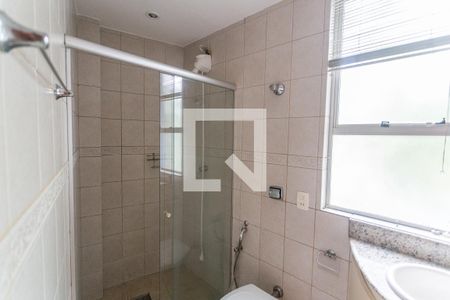 Banheiro da Suíte de apartamento à venda com 3 quartos, 112m² em São Pedro, Belo Horizonte