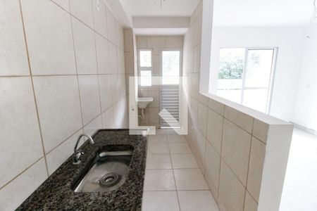 Studio para alugar com 35m², 1 quarto e 1 vaga Studio para alugar com 35m², 1 quarto e 1 vagaCozinha e Área de Serviço
