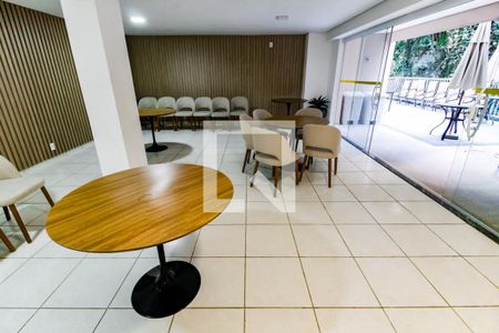 Studio para alugar com 35m², 1 quarto e 1 vaga Studio para alugar com 35m², 1 quarto e 1 vagaÁrea comum - Salão de festas