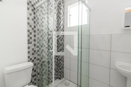 Banheiro de apartamento para alugar com 1 quarto, 34m² em Vila Guilhermina, São Paulo