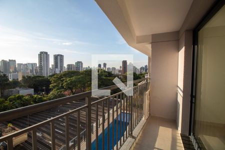 Varanda de kitnet/studio à venda com 1 quarto, 32m² em Santo Amaro, São Paulo