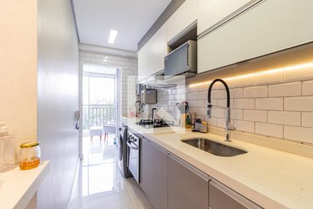 Apartamento à venda com 64m², 2 quartos e 1 vagaCozinha e área de serviço