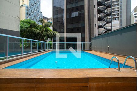 Studio para alugar com 40m², 1 quarto e sem vagaÁrea comum - Piscina