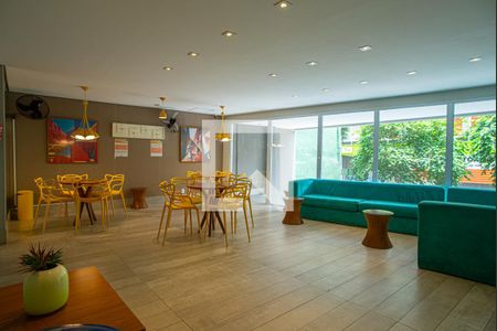 Studio para alugar com 40m², 1 quarto e sem vagaÁrea comum - Salão de festas