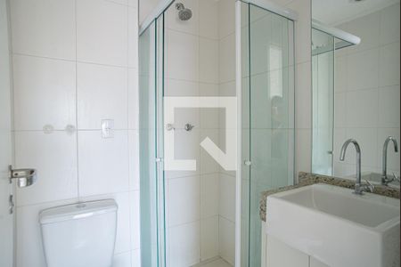 Banheiro de kitnet/studio para alugar com 1 quarto, 40m² em Bela Vista, São Paulo