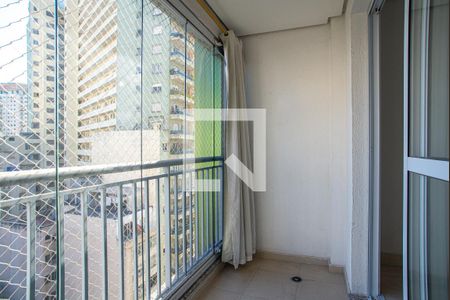 Varanda da Sala/Quarto de kitnet/studio para alugar com 1 quarto, 40m² em Bela Vista, São Paulo