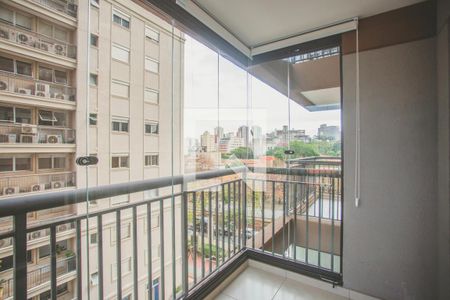 Varanda de kitnet/studio para alugar com 1 quarto, 34m² em Vila Clementino, São Paulo