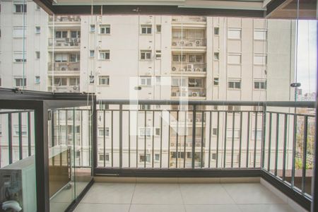 Varanda de kitnet/studio para alugar com 1 quarto, 34m² em Vila Clementino, São Paulo