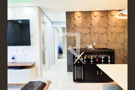 Sala de apartamento para alugar com 2 quartos, 52m² em Jardim Jamaica, Santo André