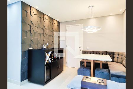 Sala de apartamento para alugar com 2 quartos, 52m² em Jardim Jamaica, Santo André