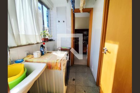 Área de Serviço de apartamento à venda com 3 quartos, 105m² em Funcionários , Belo Horizonte