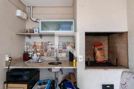 Varanda Gourmet de apartamento à venda com 3 quartos, 99m² em Vila Gomes Cardim, São Paulo