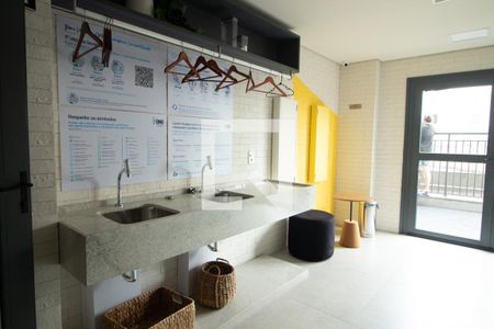 Studio para alugar com 24m², 1 quarto e sem vagaLavanderia