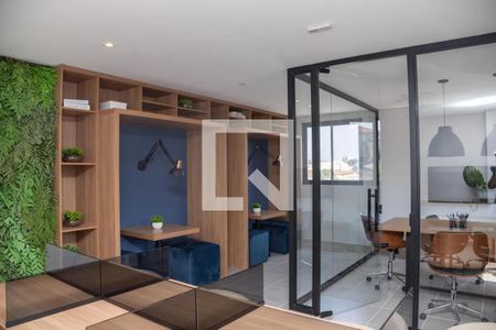 Área comum de apartamento à venda com 1 quarto, 44m² em Vila Santa Luzia, São Bernardo do Campo