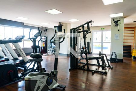 Apartamento para alugar com 45m², 1 quarto e 1 vaga Apartamento para alugar com 45m², 1 quarto e 1 vagaÁrea comum - Academia