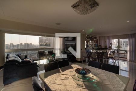 Sala de apartamento à venda com 4 quartos, 342m² em Chácara Santo Antônio (zona Leste), São Paulo