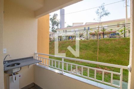 Varanda gourmet de apartamento para alugar com 2 quartos, 46m² em Vossoroca, Votorantim
