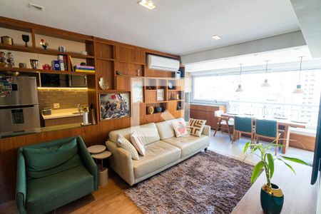 Sala de apartamento para alugar com 1 quarto, 68m² em Chácara Inglesa, São Paulo
