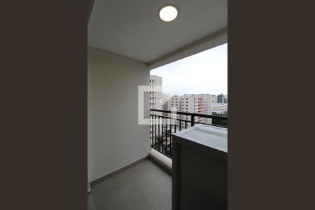 Varanda Sala/Cozinha de kitnet/studio para alugar com 1 quarto, 31m² em Indianópolis, São Paulo