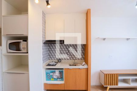 Sala/Cozinha de apartamento para alugar com 1 quarto, 24m² em Belenzinho, São Paulo