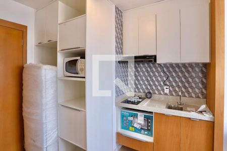 Sala/Cozinha de apartamento para alugar com 1 quarto, 24m² em Belenzinho, São Paulo