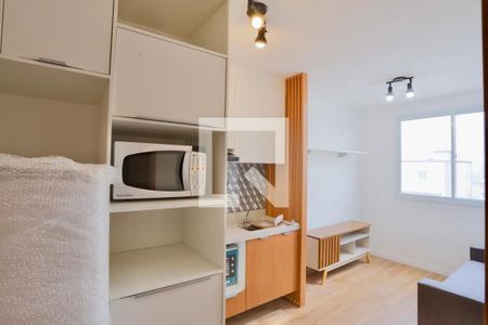 Sala/Cozinha de apartamento para alugar com 1 quarto, 24m² em Belenzinho, São Paulo
