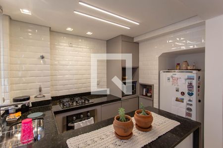 Cozinha de apartamento à venda com 3 quartos, 171m² em Ouro Preto, Belo Horizonte