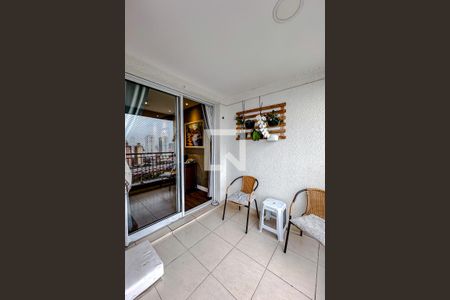 Varanda da Sala de apartamento à venda com 2 quartos, 72m² em Brás, São Paulo