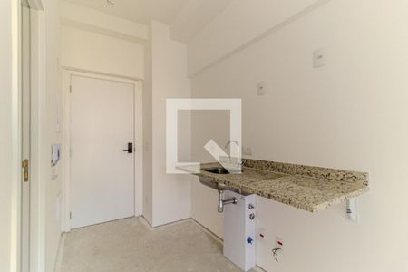 Cozinha de kitnet/studio à venda com 1 quarto, 24m² em Santa Efigênia, São Paulo