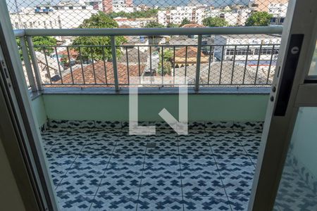 Varanda da Sala de apartamento à venda com 3 quartos, 73m² em Taquara, Rio de Janeiro