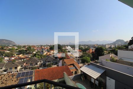 Varanda da sala - Vista de casa para alugar com 3 quartos, 250m² em Anil, Rio de Janeiro
