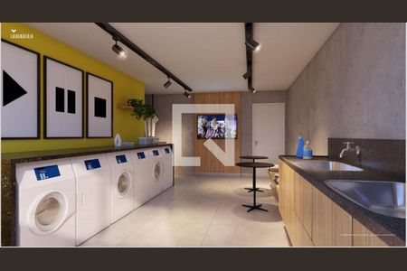 Studio à venda com 19m², 1 quarto e sem vagaLavanderia