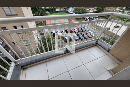 Varanda da Sala de apartamento para alugar com 2 quartos, 50m² em Morro Nova Cintra, Santos